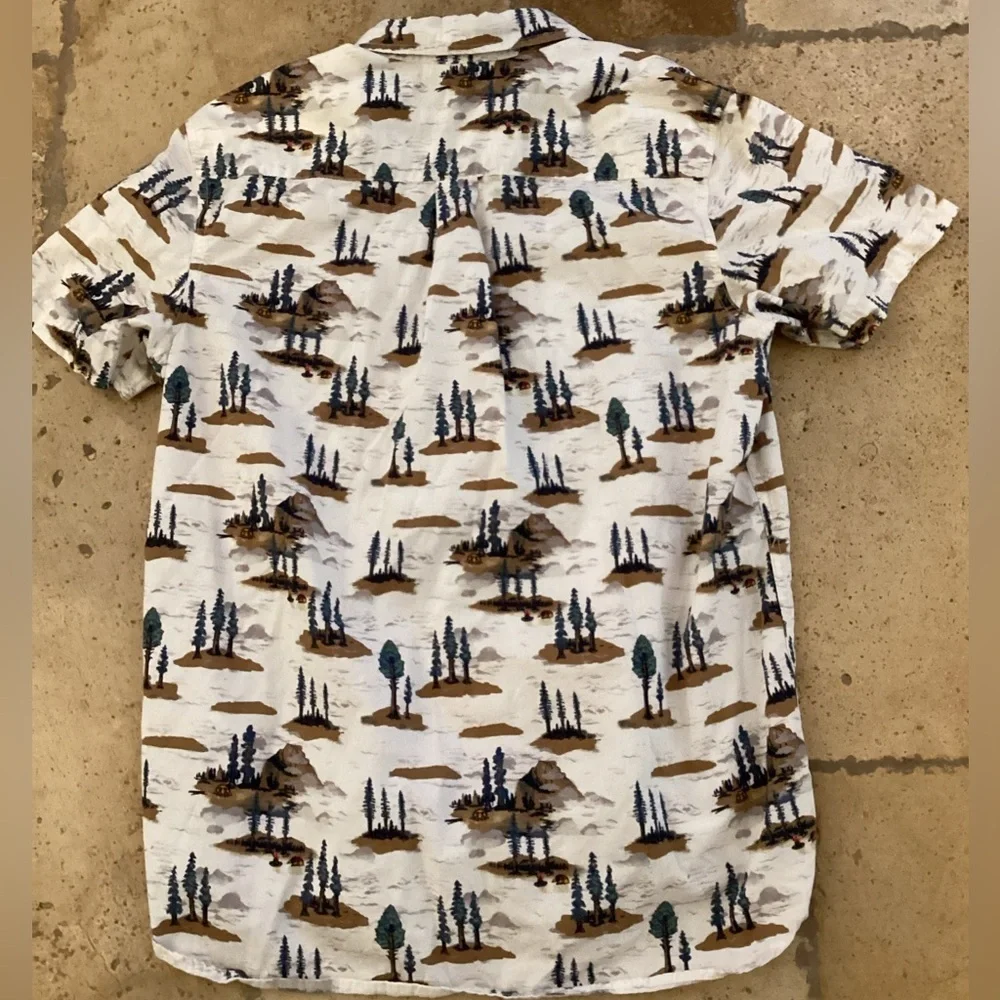 The North Face Baytrail Camping Outdoors Button Down Short Sleeve size  L @8